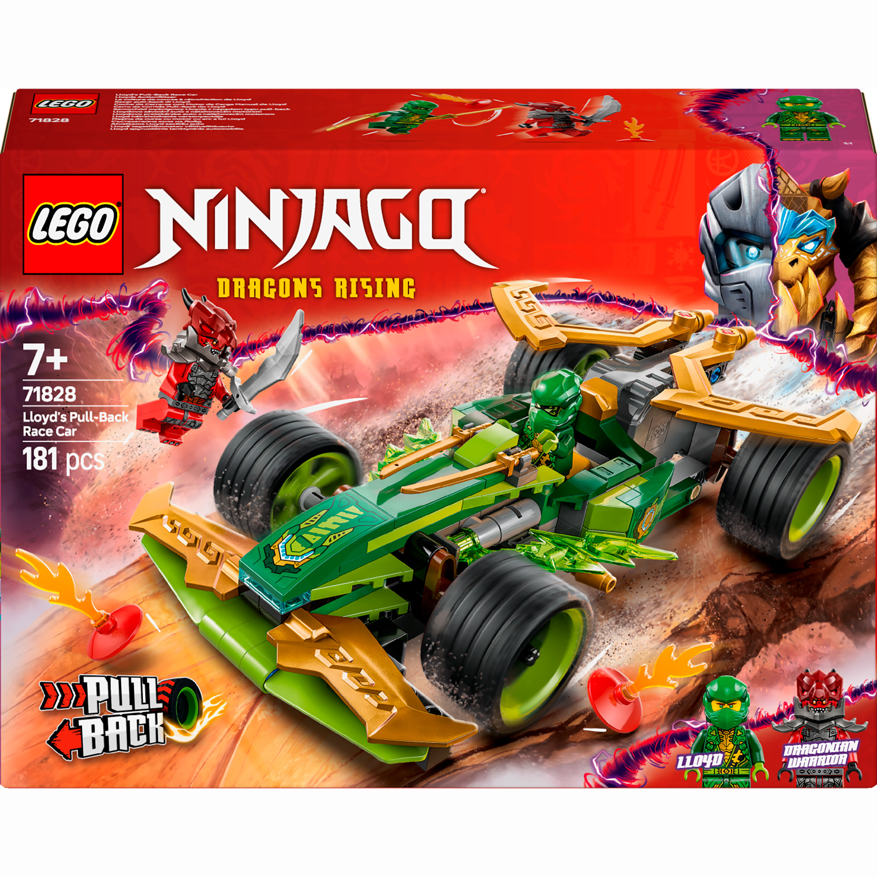 なるページ Конструктор LEGO NINJAGO Автомобіль для перегонів Лойда з
