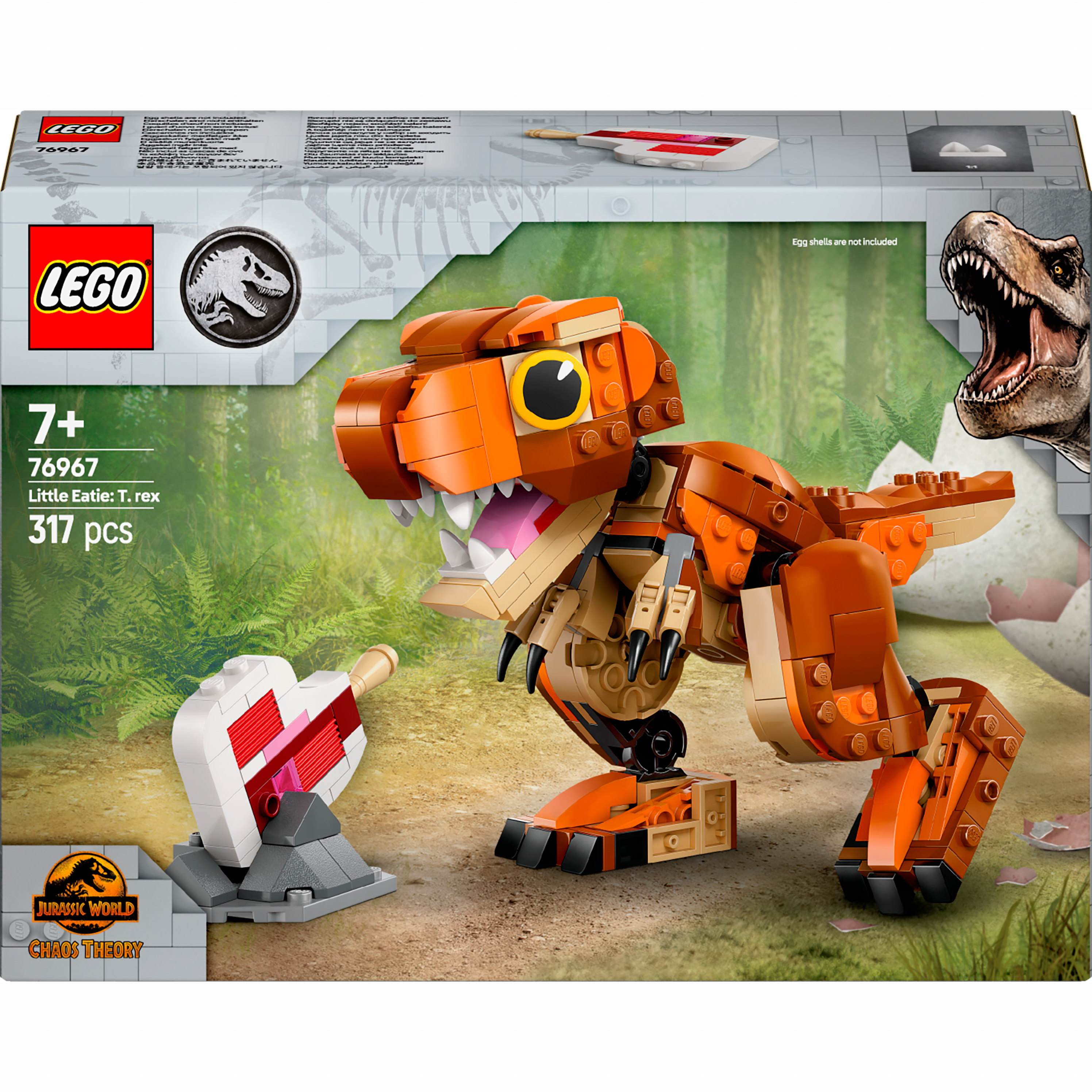 Конструктор LEGO Jurassic World Little Eatie: тиранозавр (76967