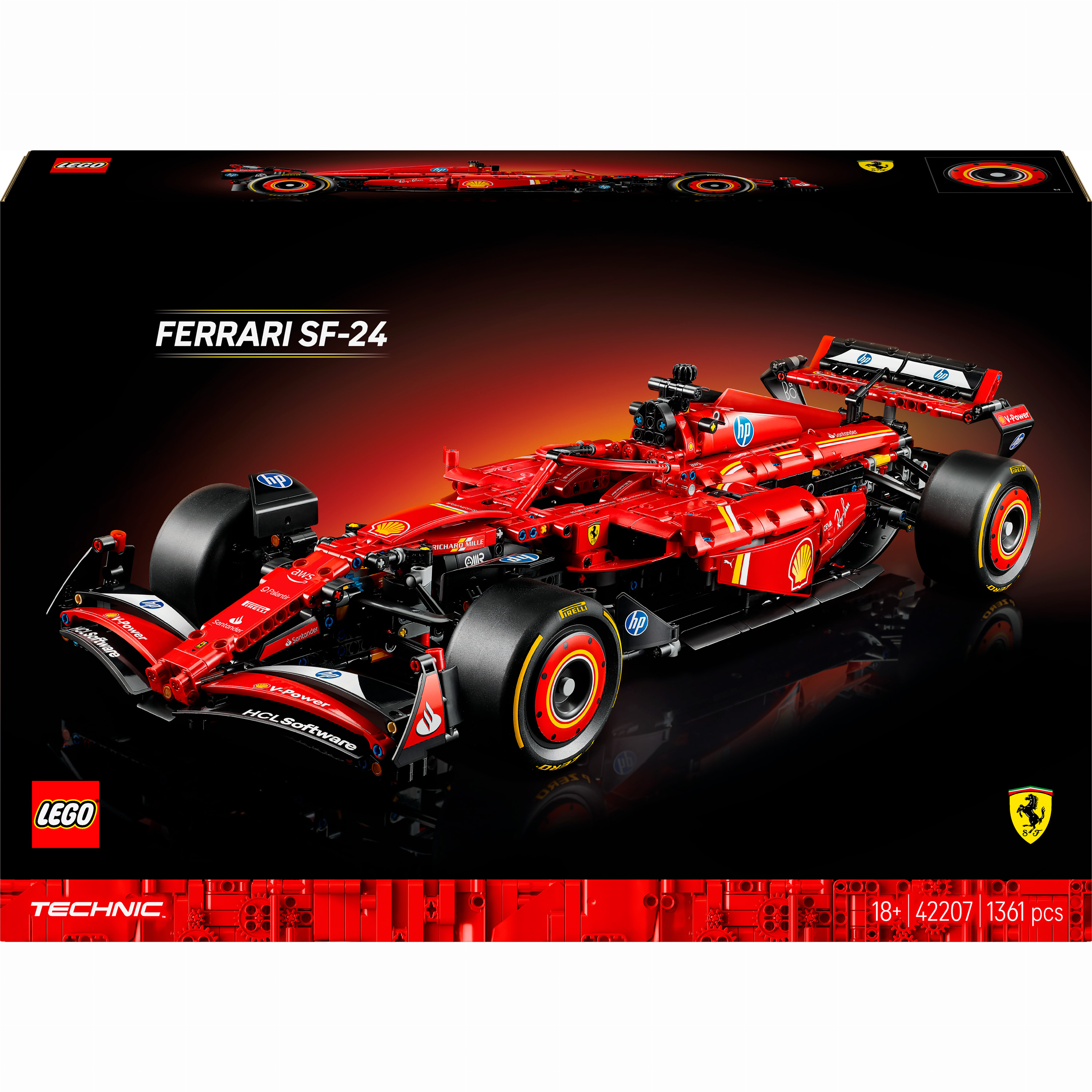 U Конструктор LEGO Technic Автомобиль F1 Ferrari SF-24 (42207
