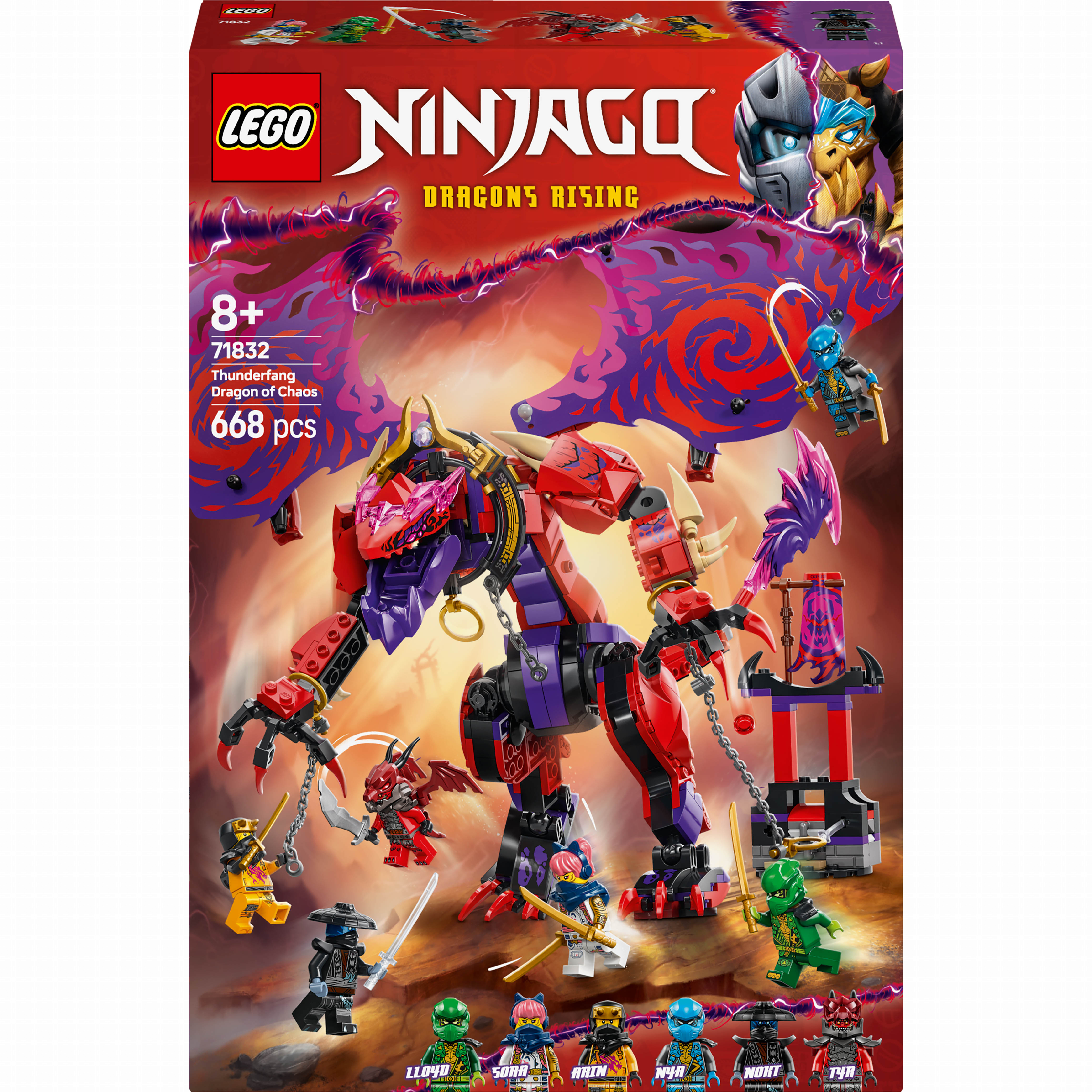 Конструктор LEGO NINJAGO Громовержец Дракон Хаоса (71832) купить в