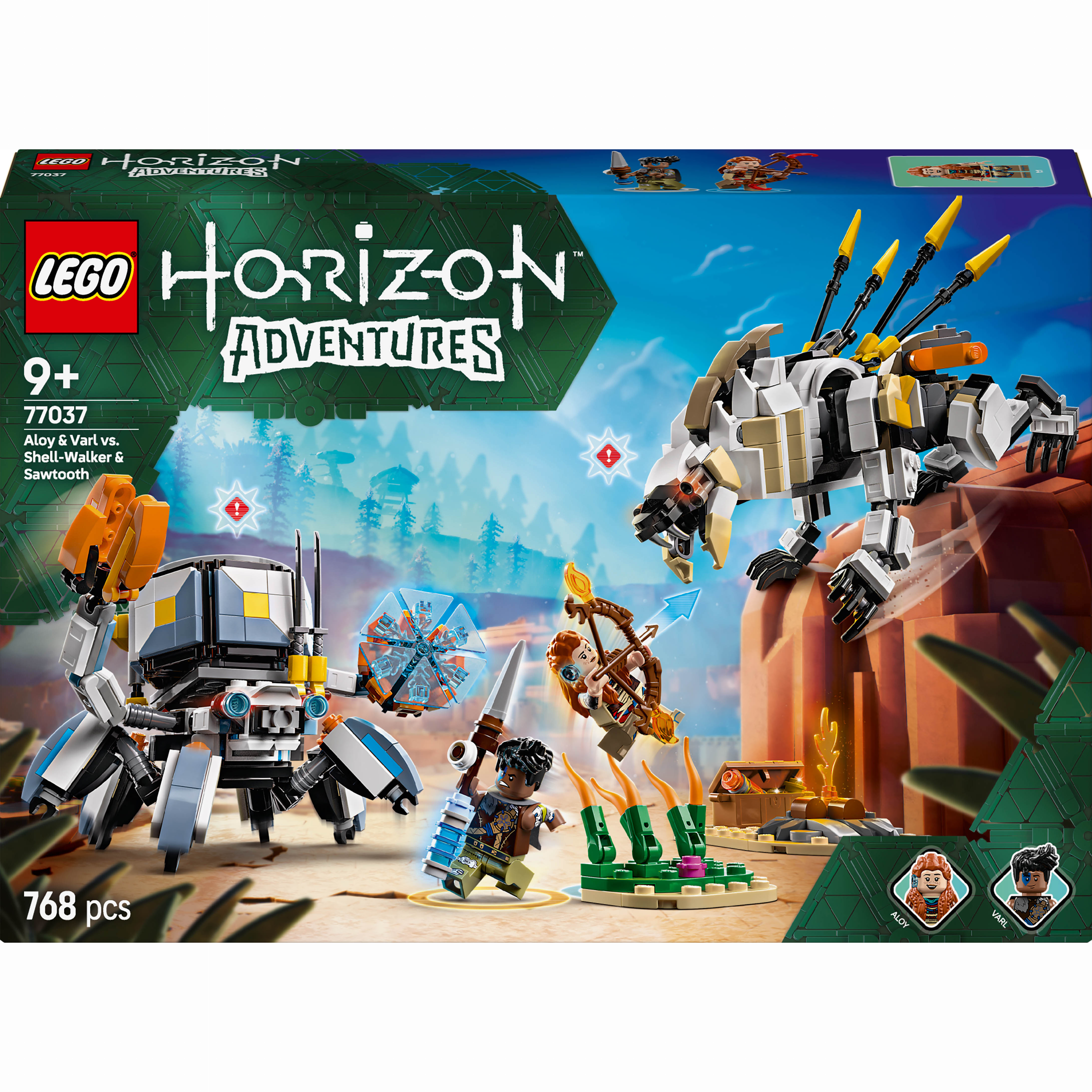 足萎えの羊 セット Конструктор LEGO Horizon Adventures: Aloy и Varl против Shell