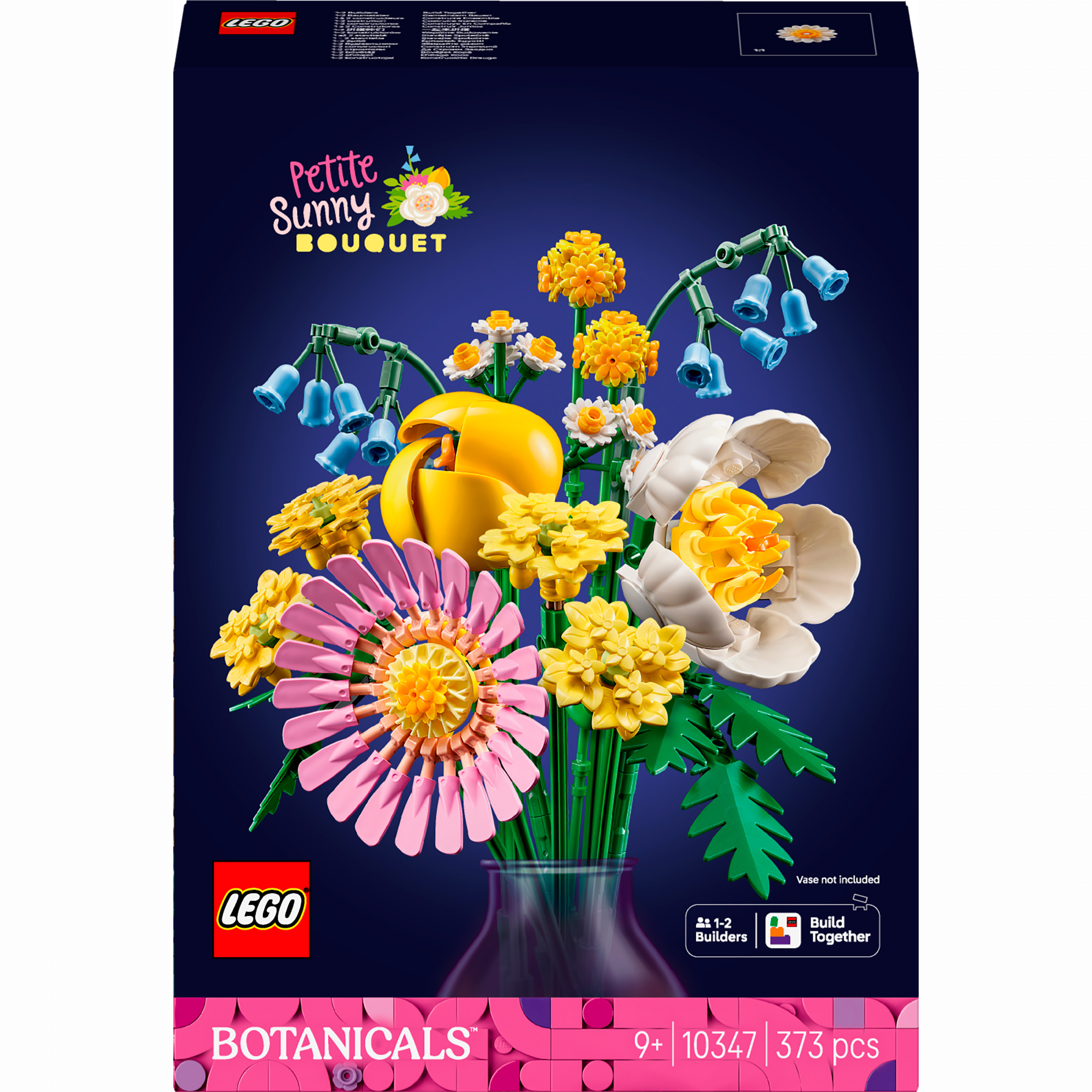 Конструктор LEGO Botanicals Миниатюрный солнечный букет (10347