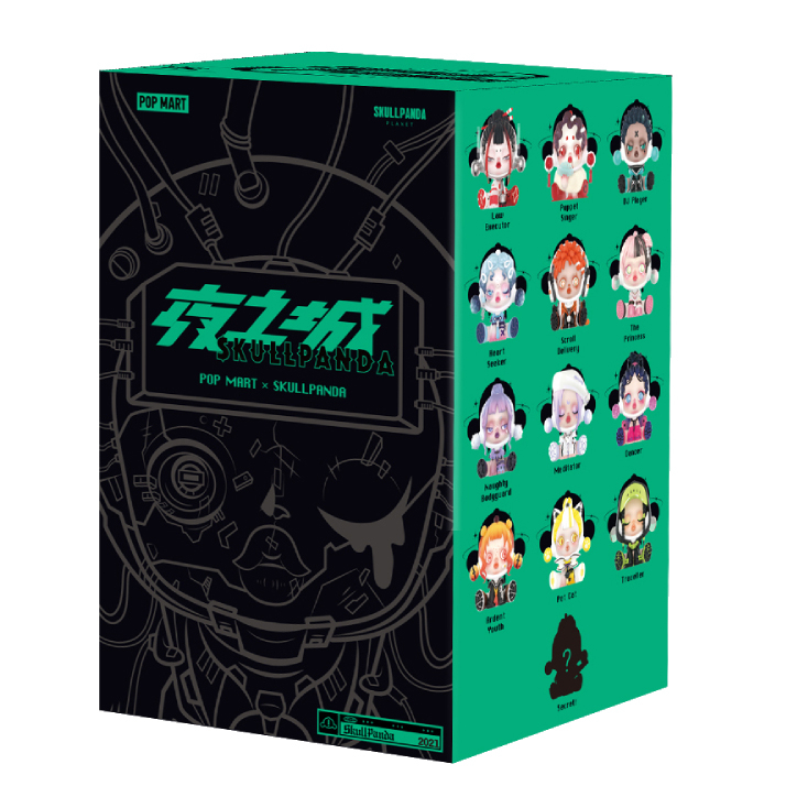 Коллекционная фигурка-сюрприз Pop Mart City of night Skullpanda