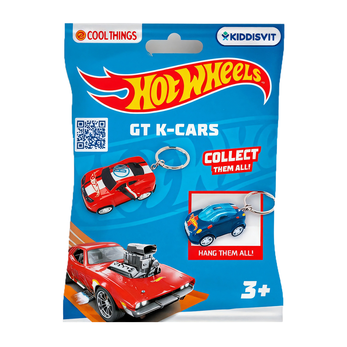 Брелок-сюрприз Cool Things Hot Wheels GT K Машинка (HW056) купить