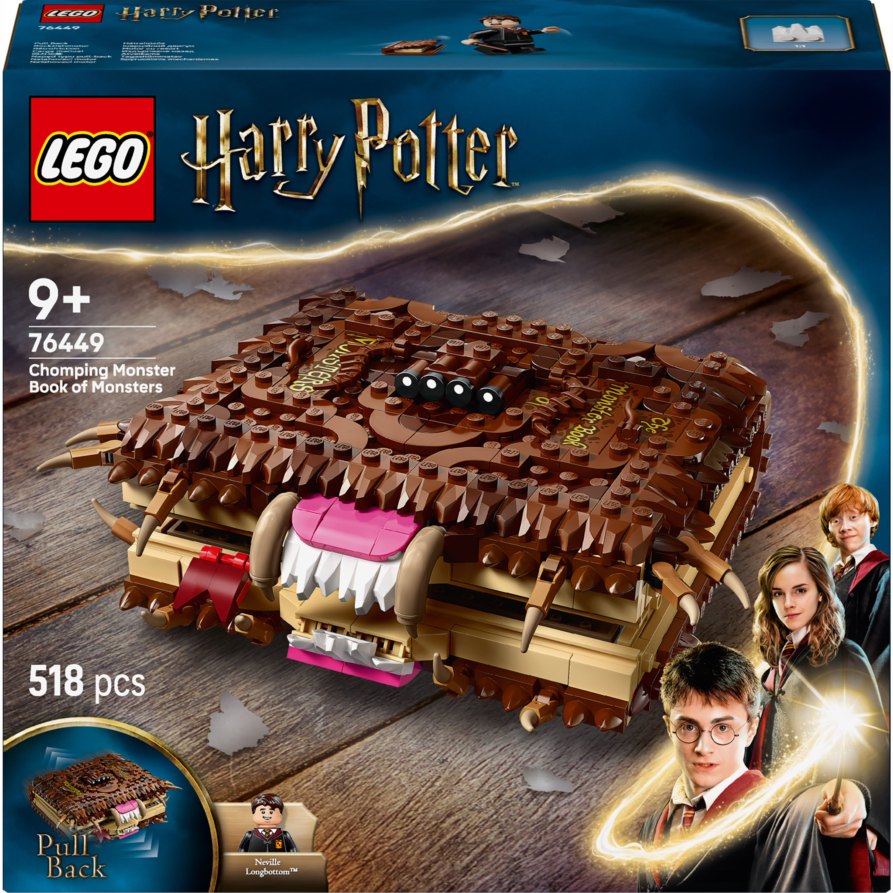 チェスト Конструктор LEGO Harry Potter Кусливая Ужасная книга ужасов (76449