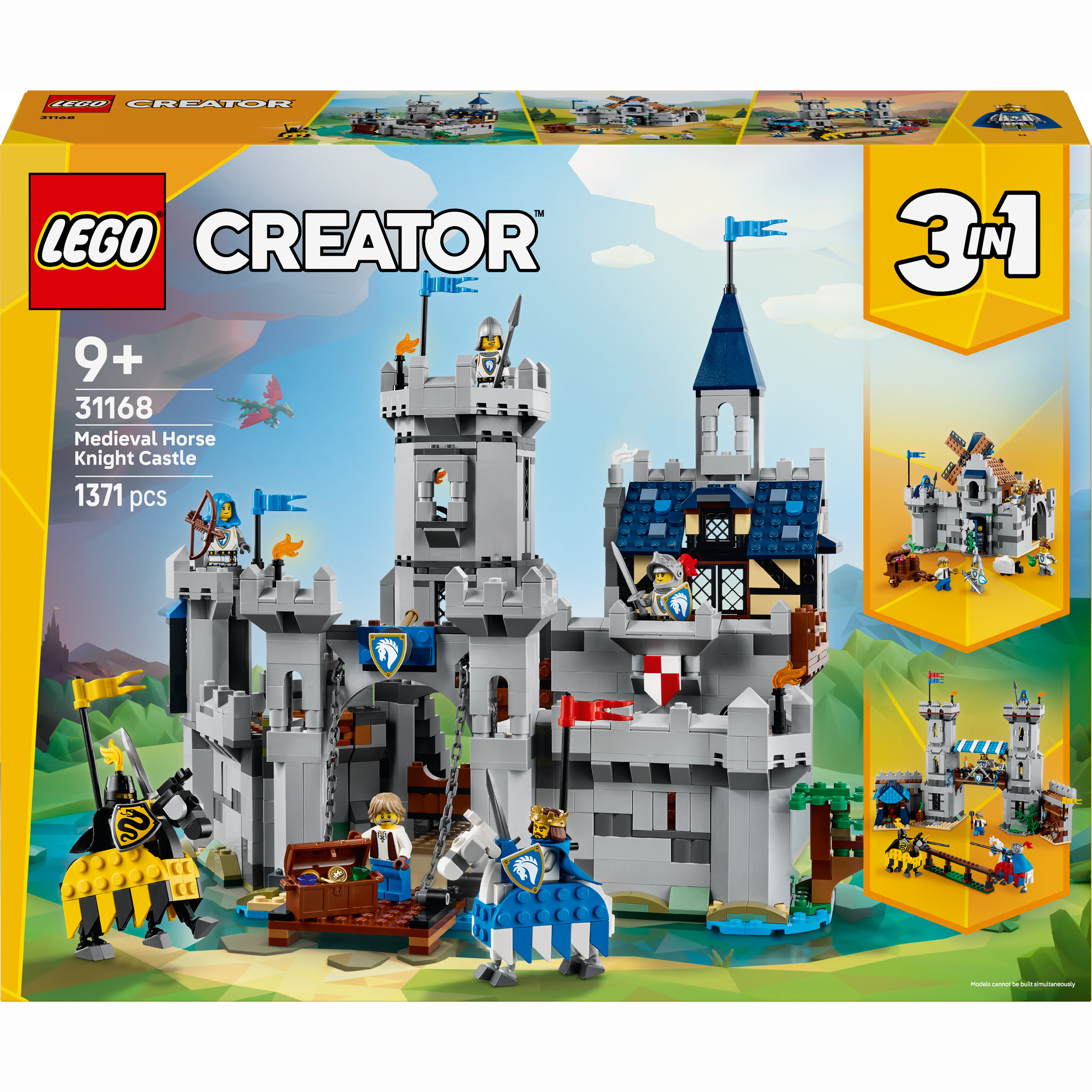 なゆ Конструктор LEGO Creator Средневековый замок с рыцарем на коне