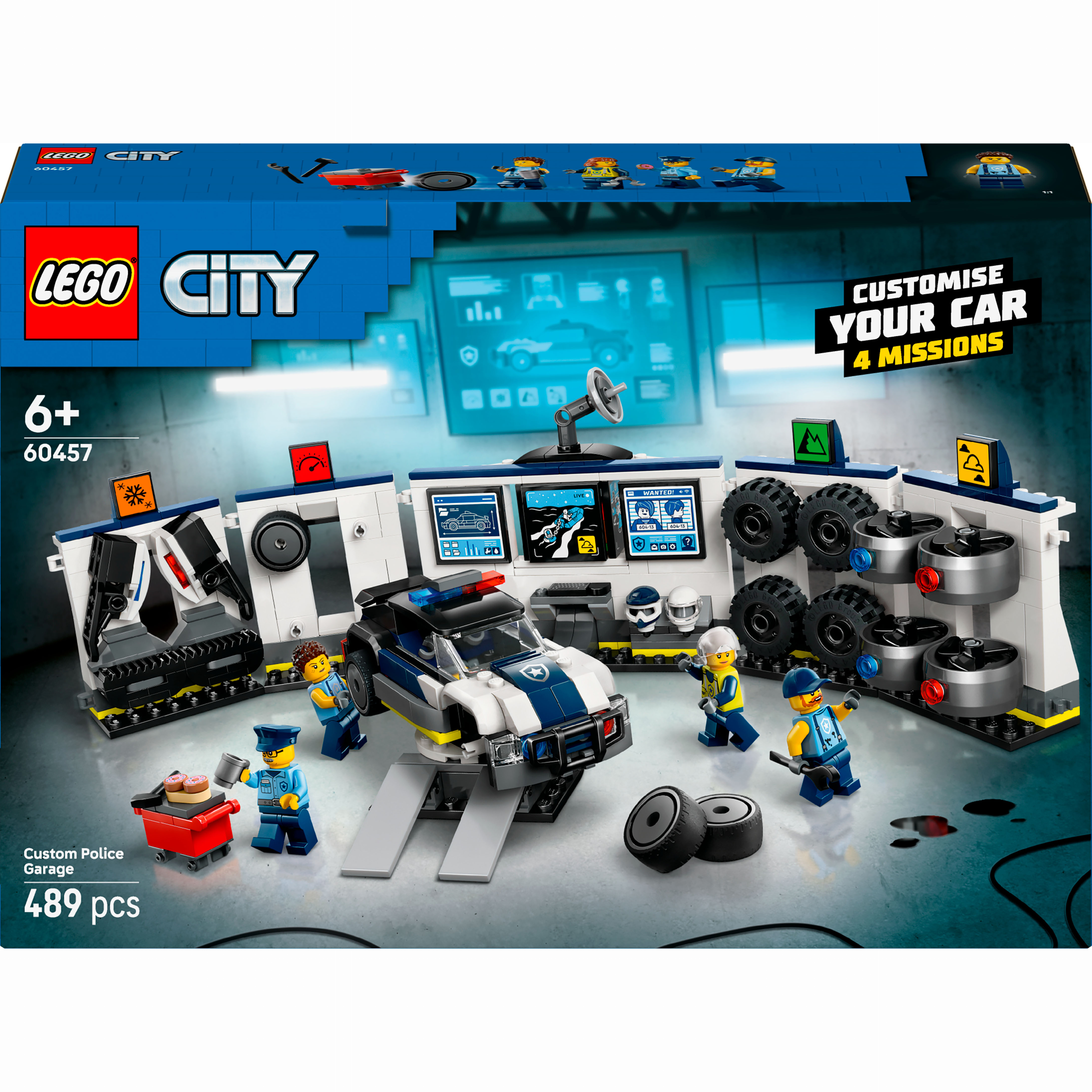 syokougyoページ‼️天板付き Конструктор LEGO City Спеціальний гараж для поліцейських