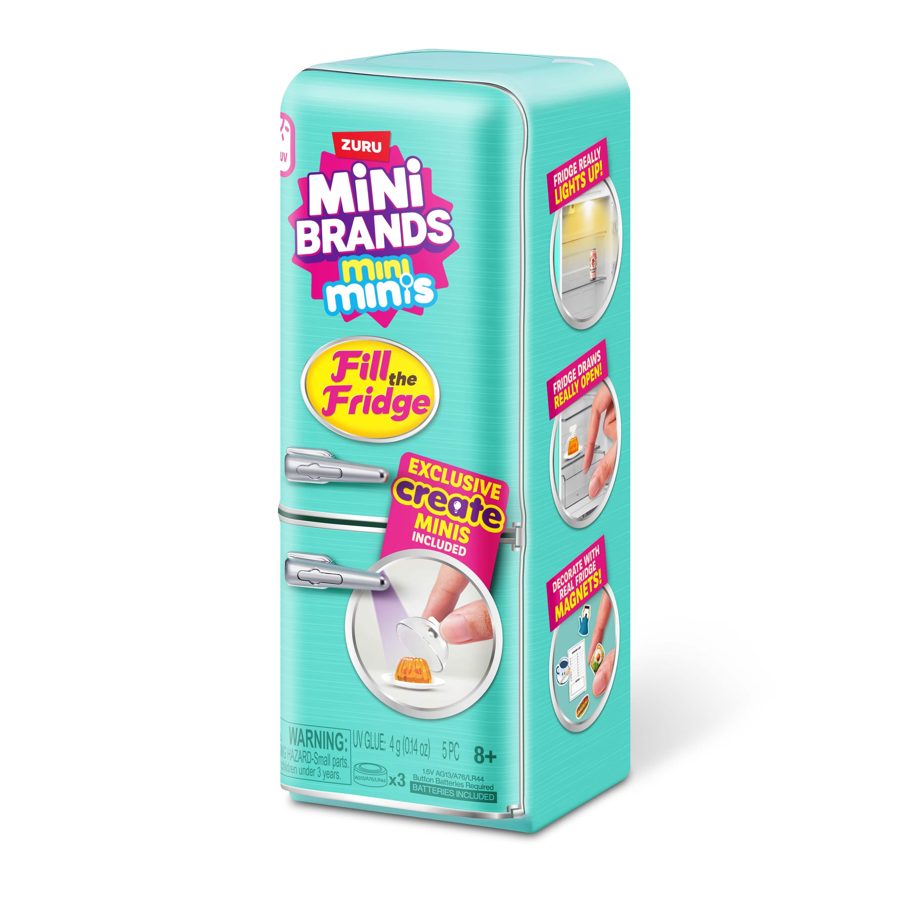 Игровой набор Zuru Mini brands Холодильник с продуктами (77673TQ1