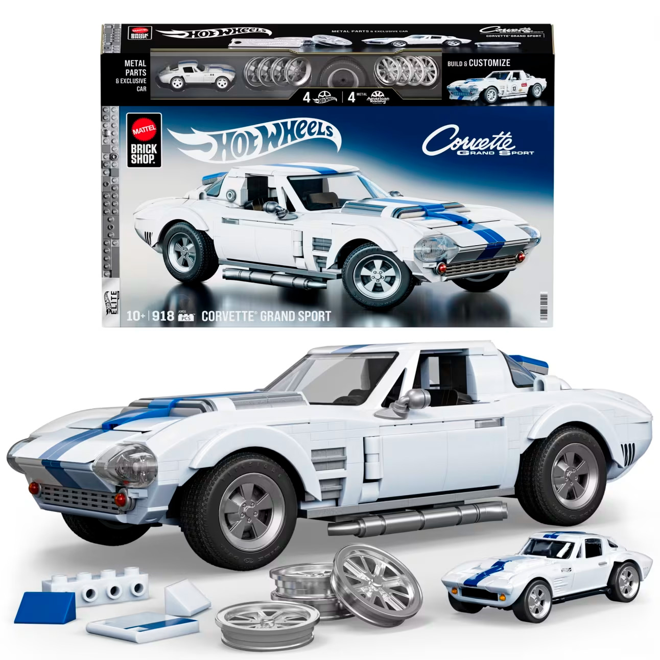 コレクレー Конструктор Mattel Brick Shop Elite Corvette Grand Sport 918