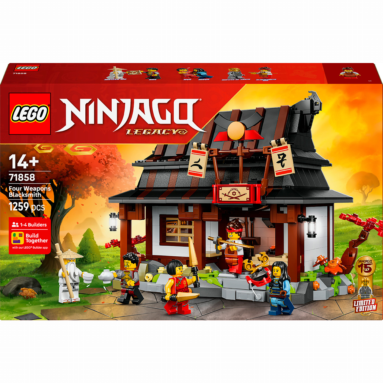 Конструктор LEGO NINJAGO Кузнец «Четыре оружия». 15-я годовщина