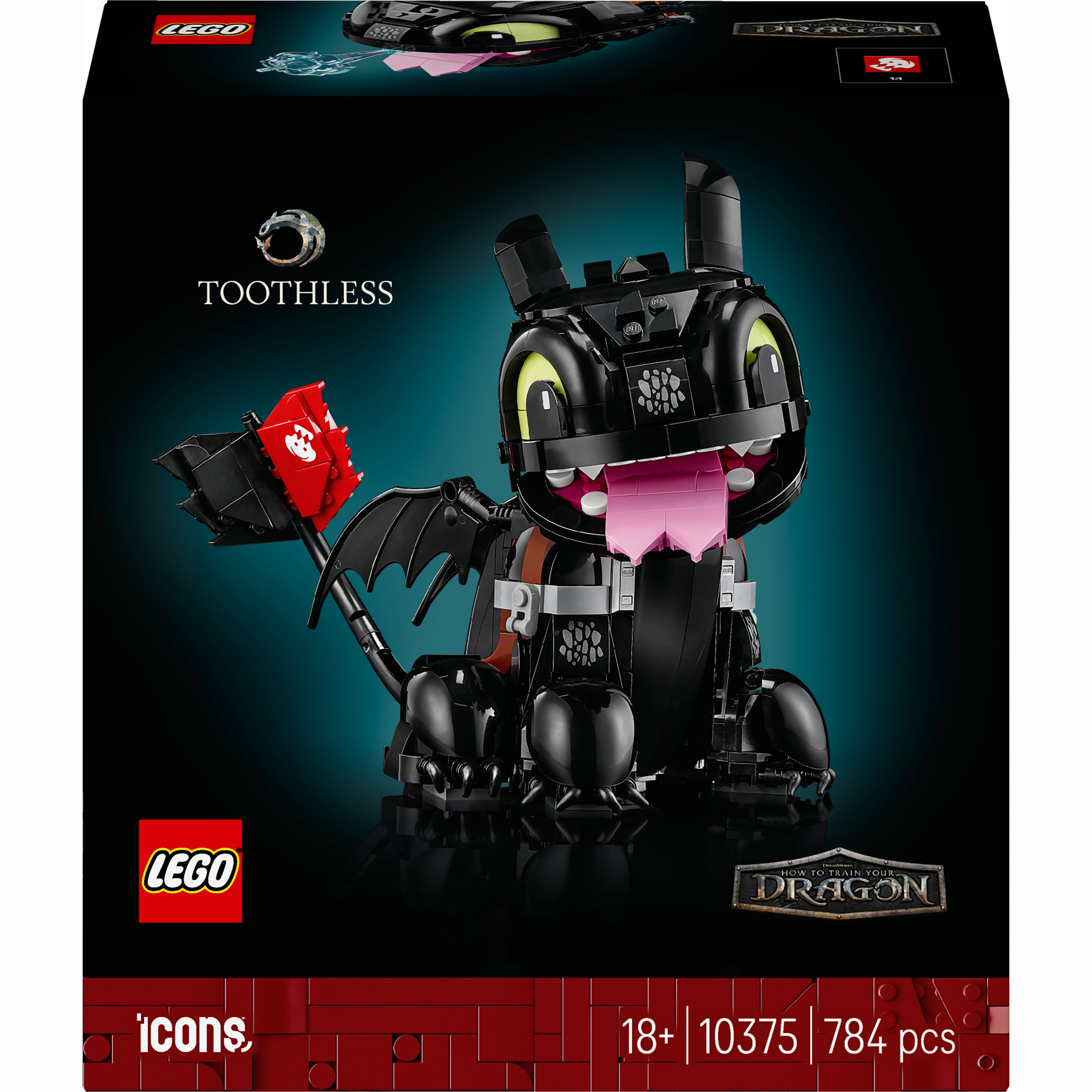 ❁⃘木葉❁⃘ Конструктор LEGO Icons Как укротить дракона: Беззубик (10375