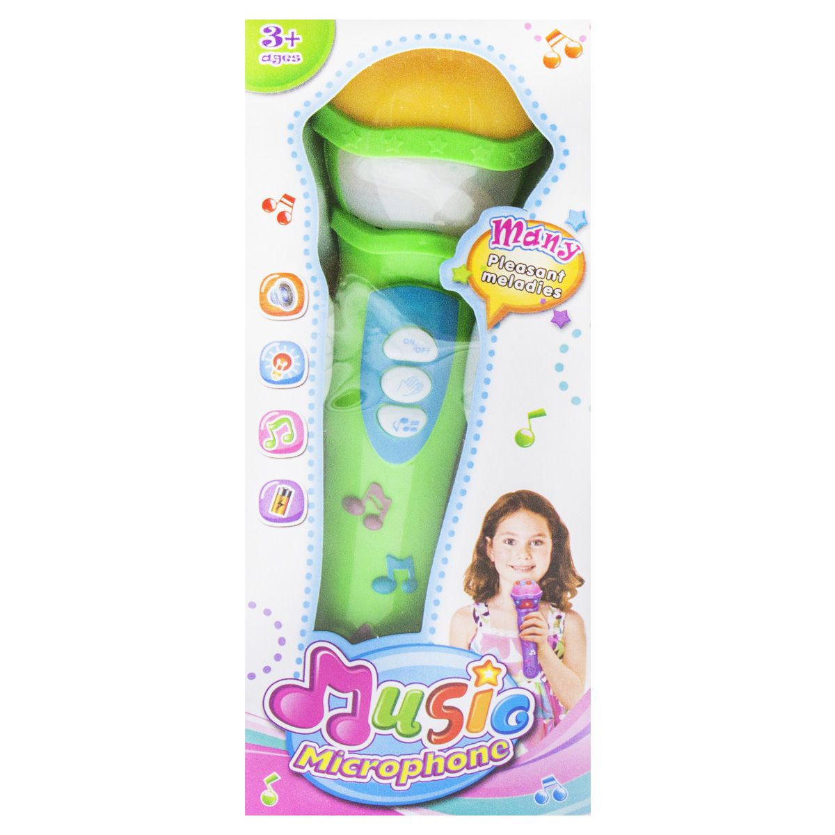 Микрофон музыкальный со светом зелёный YG Toys (562) купить в Киеве ...