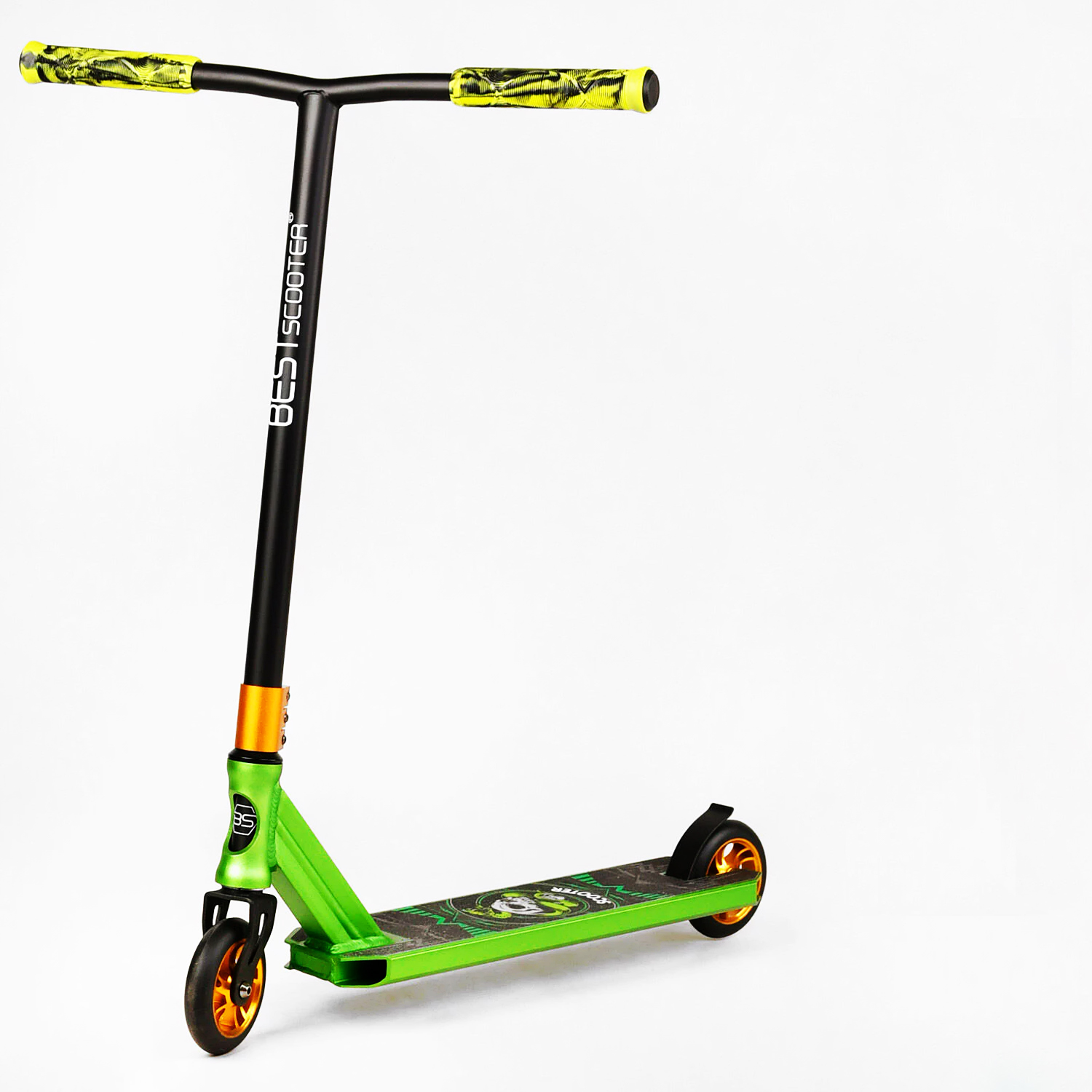 Самокат трюковый Best Scooter Skull and Snake HIC-система пеги ...