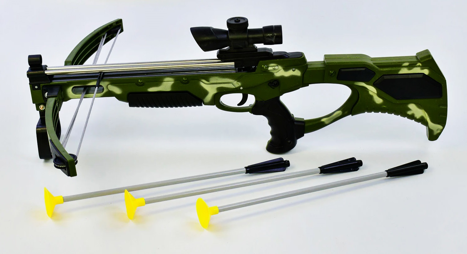 Іграшковий арбалет "Crossbow" лазерний приціл, стріли на присосках, на ...