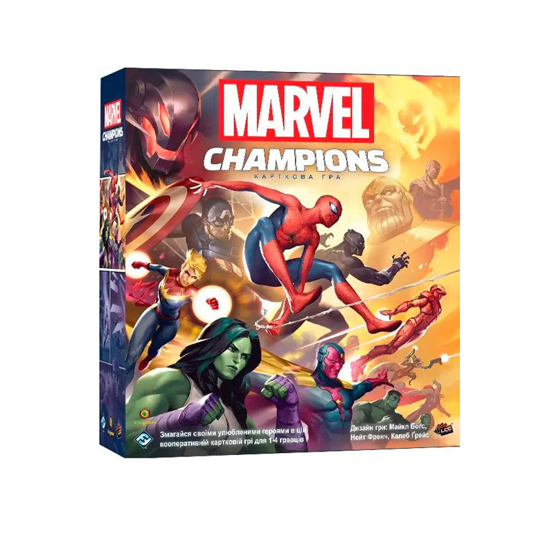 Настольная игра Marvel Champions.Чемпионы Марвел Украинское ...