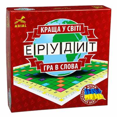 Настільні ігри - Настільна гра Arial Ерудит українською мовою (4820059910107)