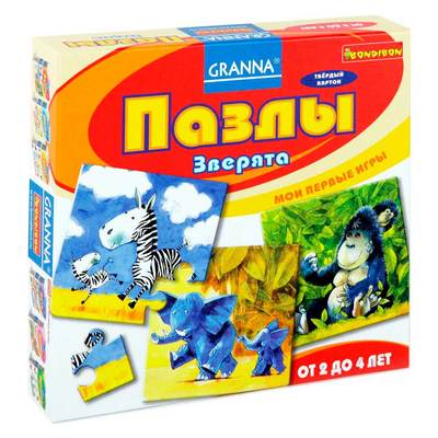 Настольные игры - Пазлы Животные (80711) (80711 )