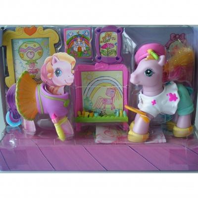 Игрушечные наборы - Игровой набор Маленькие друзья на вечеринке с тортом (63602)
