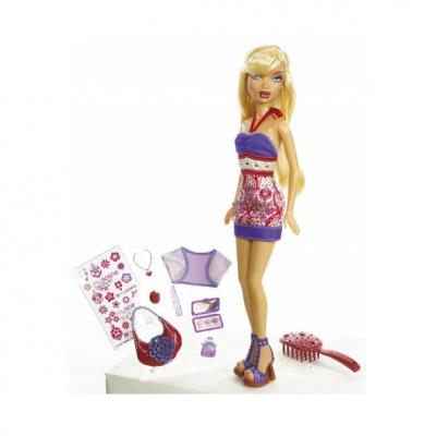 Ляльки - Лялька Кенеді в короткому синьому платті з візерунком Barbie (9213)