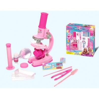 Научные игры, фокусы и опыты - Микроскоп для девочек (2203-ЕС) (1)