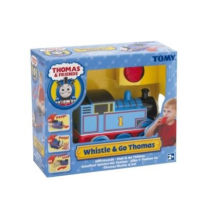 Железные дороги и поезда - Игрушка Паровозик Томас со свистком TOMY (4571)