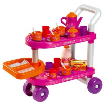 Дитячі кухні та побутова техніка - Ігровий набір Візок з посудом Smoby (1616) (001616)