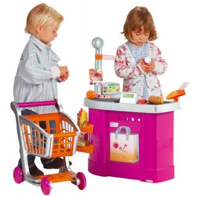 Наборы профессий - Игровой набор Супермаркет с тележкой Smoby (1729) (001729)
