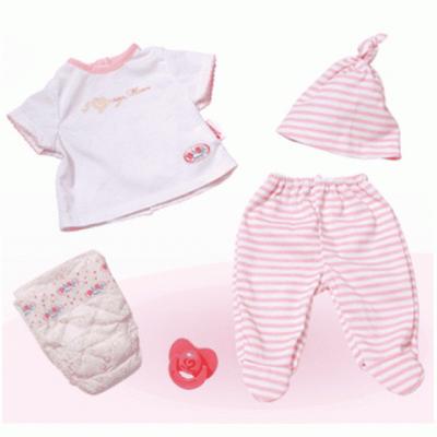 Одяг та аксесуари - Дівчинка Базовий комплект одягу з памперсом і соскою Baby Born (808290)