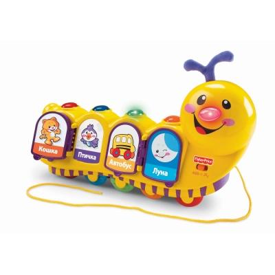 Развивающие игрушки - Интерактивная игрушка Ученая гусеница русскоязычная Fisher-Price (Р5928)