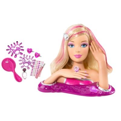 Куклы - Аксессуар для куклы Манекен для моделирования причесок Barbie 3 в 1 (Т4311)