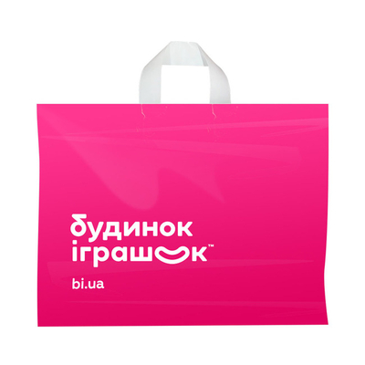 Подарочная упаковка - Пакет полиэтиленовый Будинок Іграшок Средний 46х34х34 см (17955)