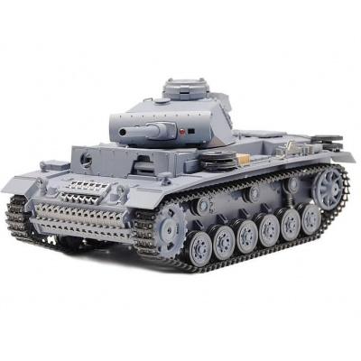 Радіокеровані моделі - Танк з металу на р/к Panzerkampfwagen III 1:16 (3848-1 Metal)