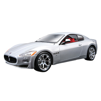 Колекційні автомоделі - Авто-конструктор Maserati Gran Turismo Bburago сріблястий металік 1:24 (18-25083)