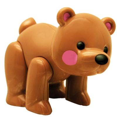 Розвивальні іграшки - Розвивальна фігурка Бурий ведмідь Tolo Toys Перші друзі (86600)