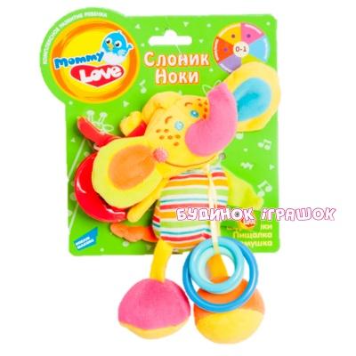 Погремушки, прорезыватели - Мягкая игрушка Mommy Love Слоник Ноки (SDS0\M)