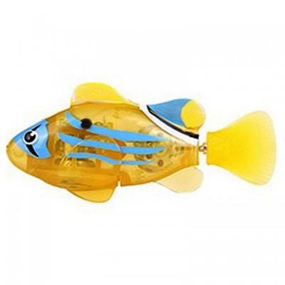 Інтерактивні фігурки - Інтерактивна LED РобоРібка RoboFish Лимонно-жовта (2541-4)