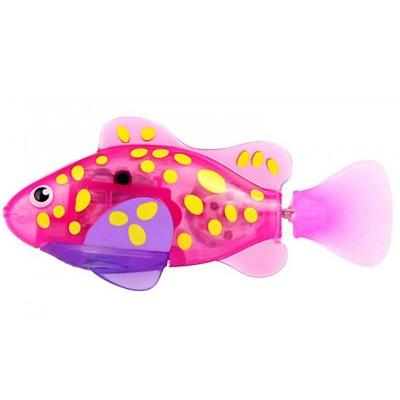 Фігурки тварин - Інтерактивна LED РобоРібка RoboFish Вишнева (2541-6)
