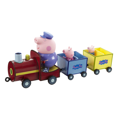 Фігурки персонажів - Ігровий набір Peppa Pig Паровозик дідуся Пеппи (20829)