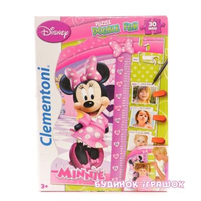 Пазли - Зростомір-пазл Clementonі Мінні Маус 30 елементів MAXI(20304)