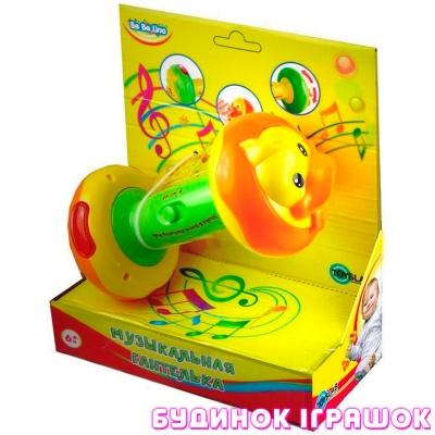 Розвивальні іграшки - Дитяча іграшка BeBeLino Музична гантелька(57024)