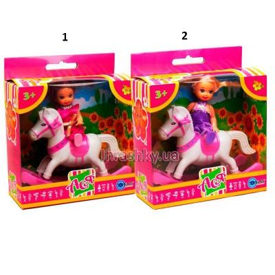 Маленькие куклы - Игровой набор с куклой Прогулка верхом Ася 11 см 2 вида (31007)