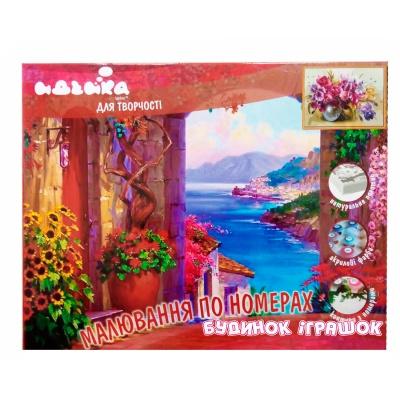 Товары для рисования - Рисование по номерам Взгляд хищника Идейка (MG1003)