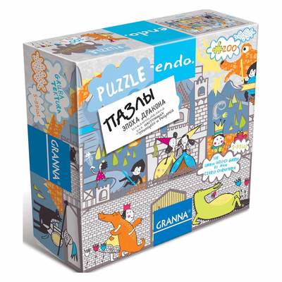 Пазлы - Настольная игра Granna Эндо пазл 200. Эпоха дракона (52446)
