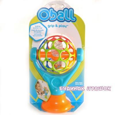 Брязкальця, прорізувачі - Брязкальце з присоскою Kids II Oball (81529)