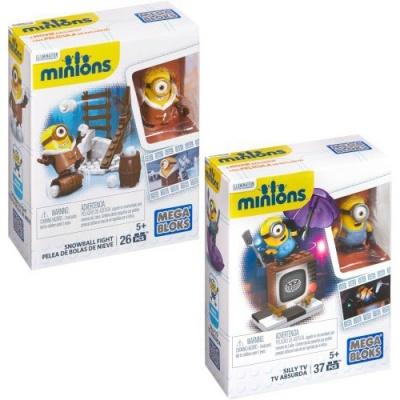 Класичні конструктори - Конструктор Міньйони-веселуни Mega Bloks Minions (CNF47)