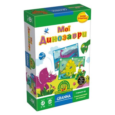 Настольные игры - Настольная игра Granna Мои динозавры (82531)