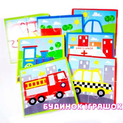 Іграшки для ванни - Іграшка для ванної Meadow Kids Пазли Транспорт (MK 315)