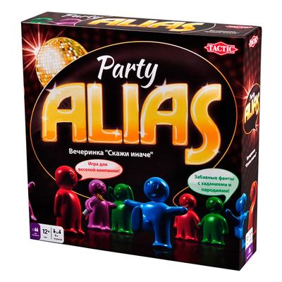 Розважальні ігри - Настільна гра Tactic Alias Party російською (53365)