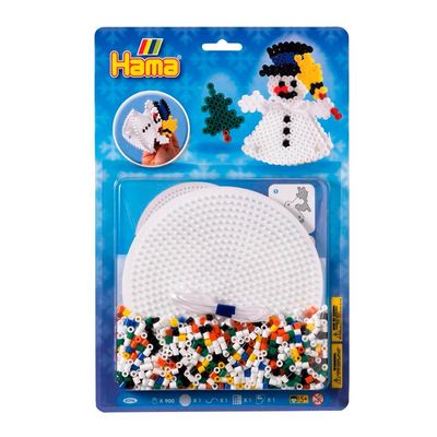 Мозаїка - Термомозаіка Cупернабор Сніговик 3D Hama Midi (4096)