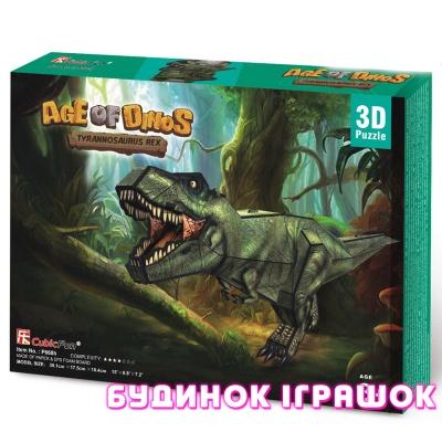 3D-пазлы - Трёхмерная головоломка-конструктор CubikFun Тираннозавр Рекс (P668h)